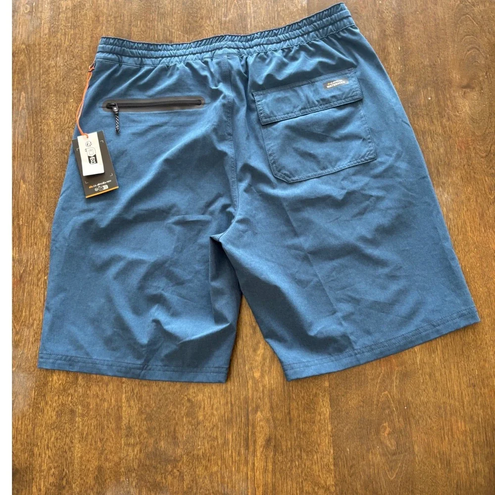 Quiksilver Waterman Suva Amphibian 20 Hybrid Shorts Blue AQMHY03116 Mens Medium
